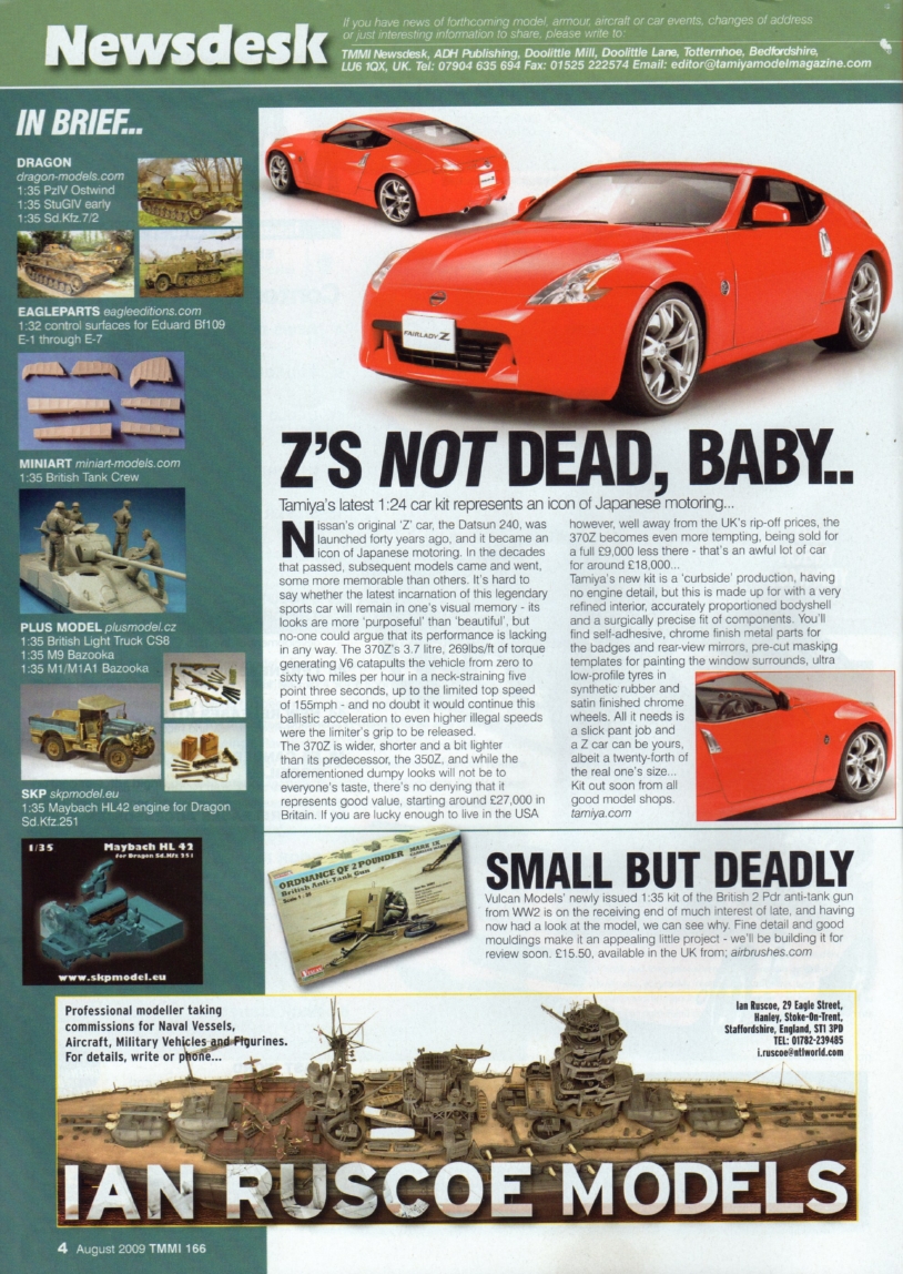 Tamiya Model Magazine 166 (2009-08)